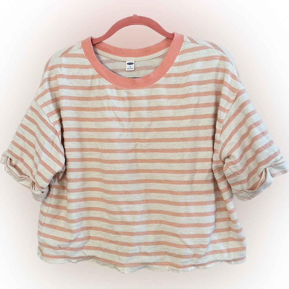Old Navy Cropped Short Sleeve Sweater
